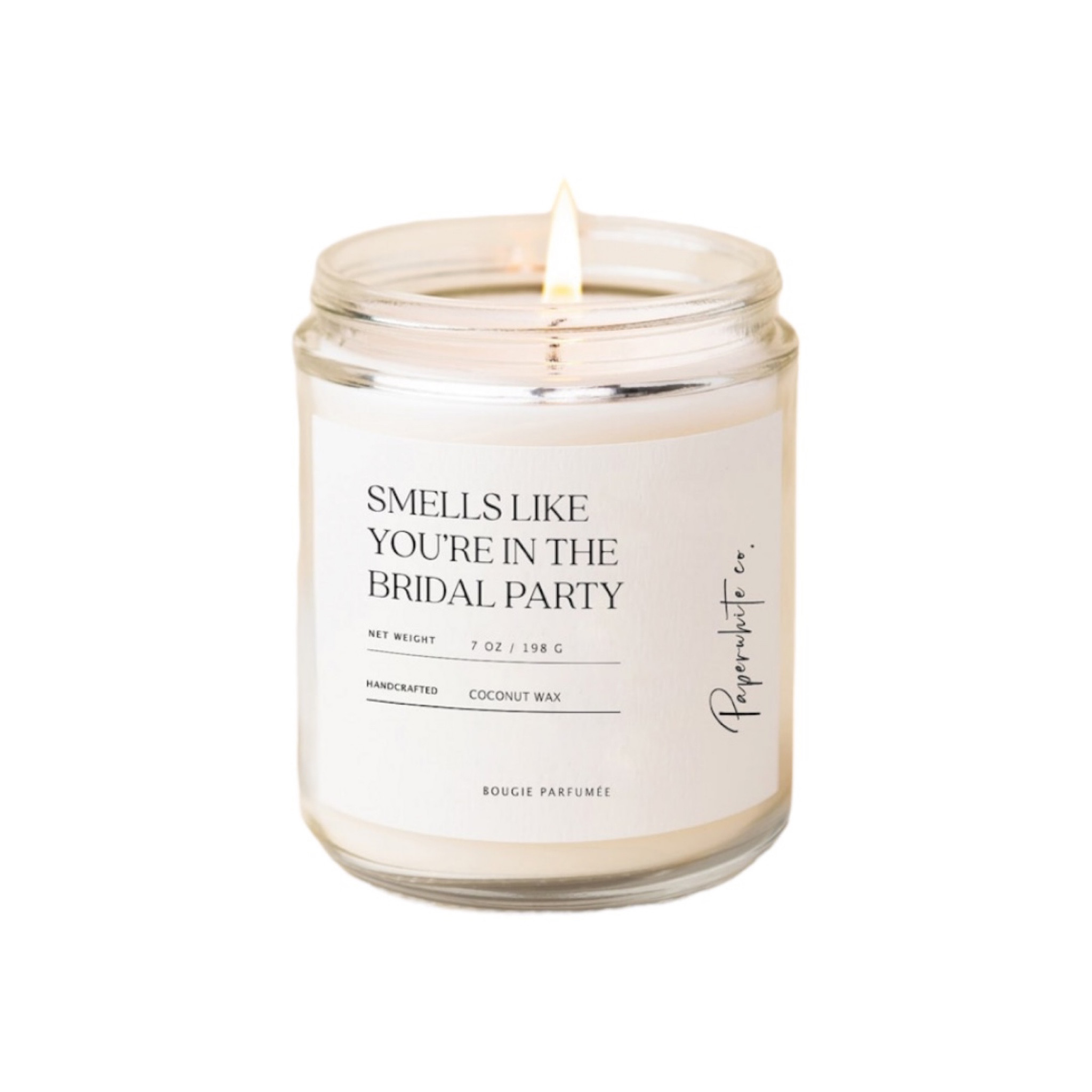 Bridal party candle 