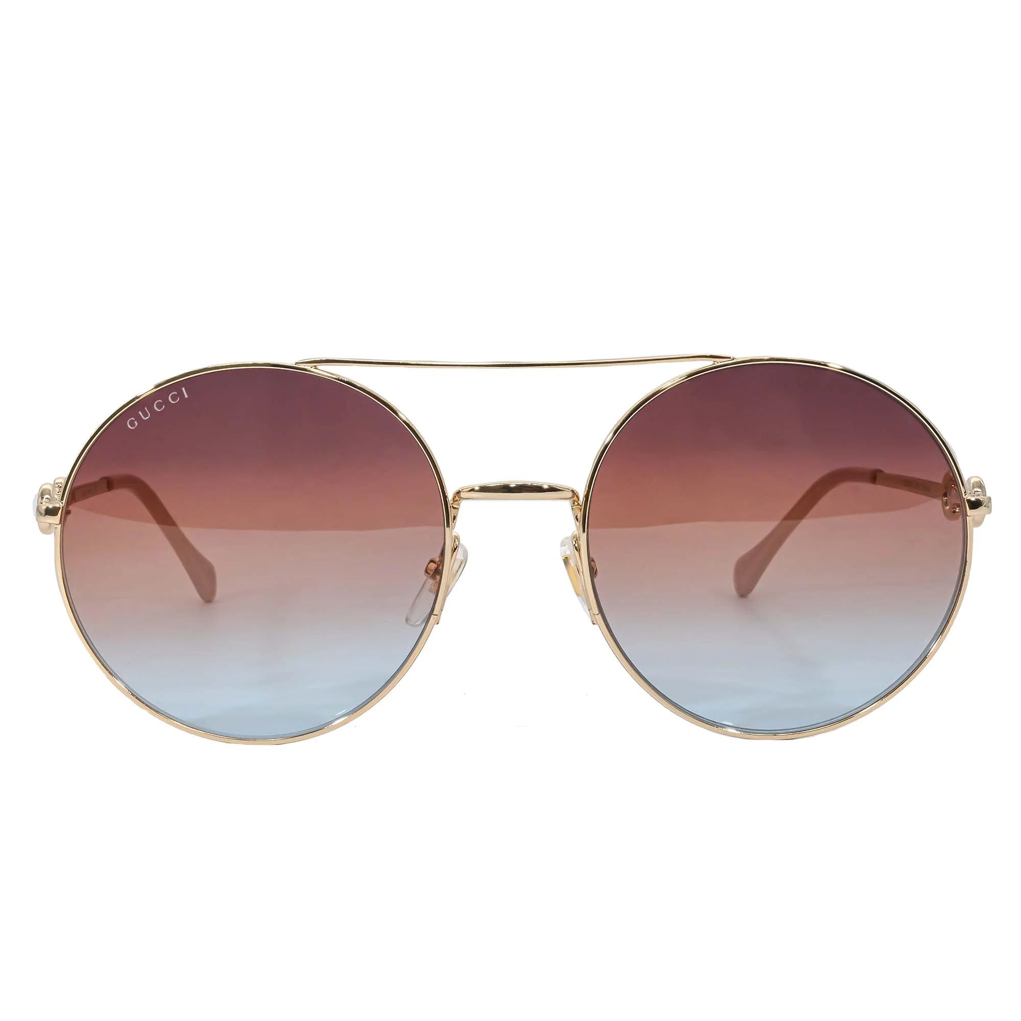 Gucci Women's Brown Pilot Sunglasses - GG0878S-004 | Walmart (US)