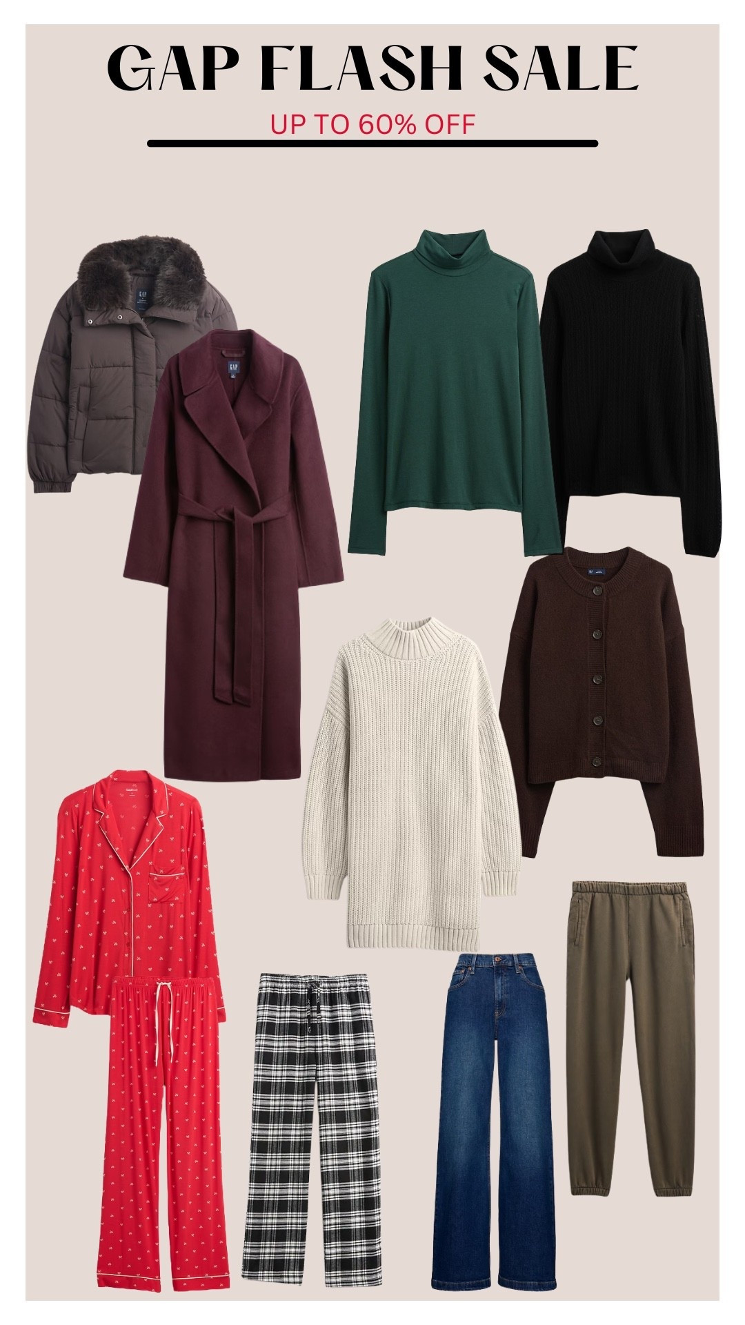 GAP flash Sale ‼️ up to 60% off ends midnight 11/20 

#LTKSeasonal #LTKSaleAlert #LTKHoliday