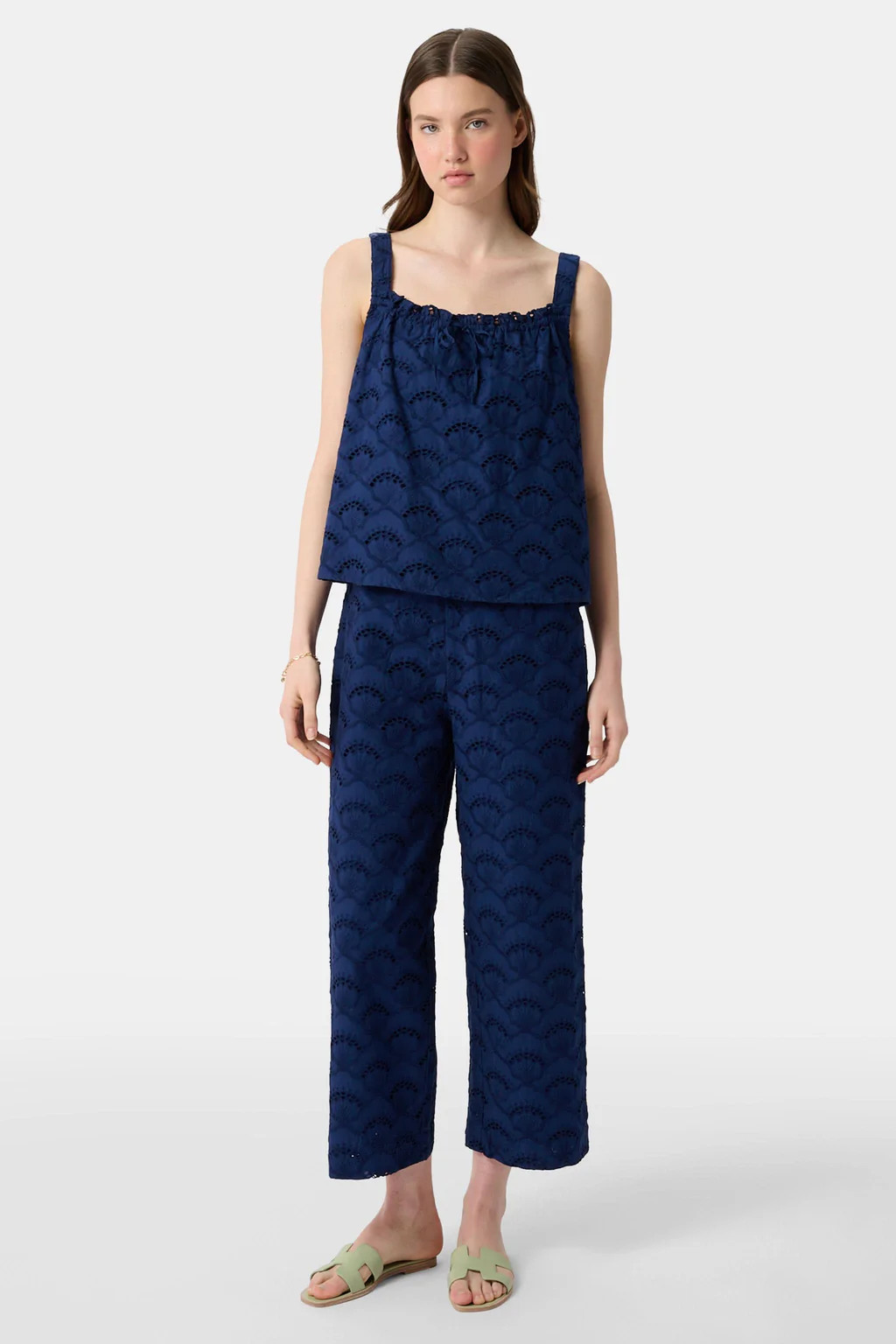 Jemina Eyelet Estelle Top | Roller Rabbit