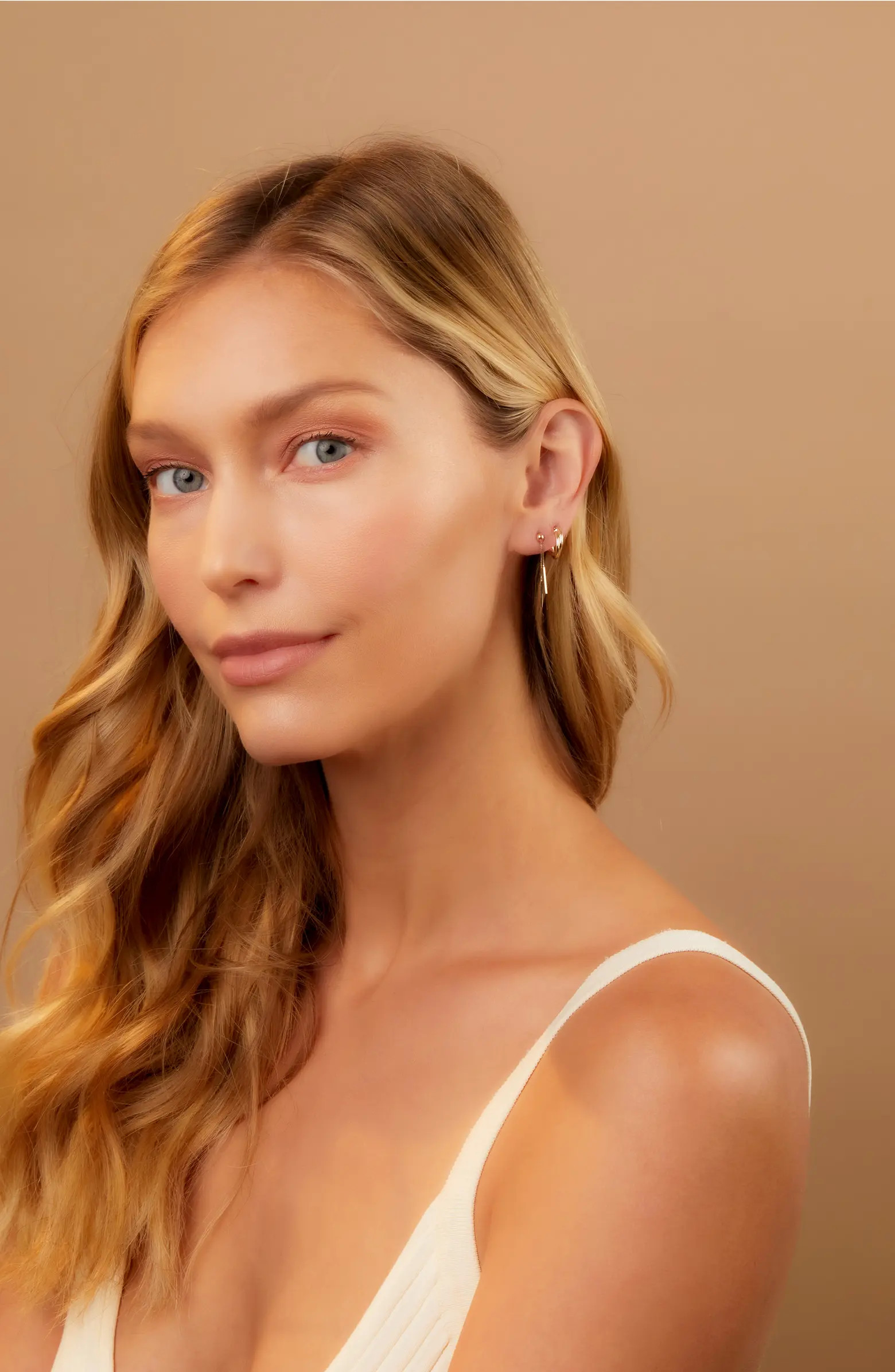 14K Gold Double Bar Drop Earrings | Nordstrom