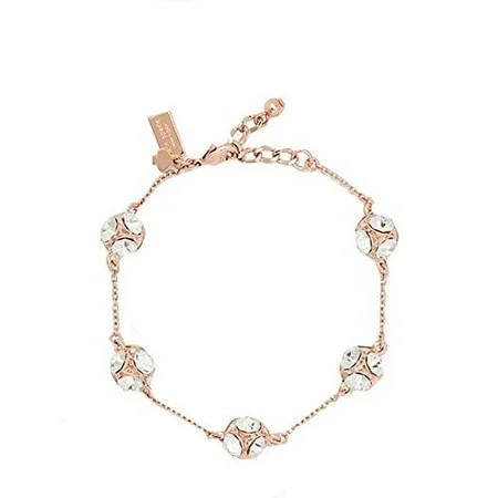 Kate Spade New York Lady Marmalade Bracelet Clear Rose Gold Women s Jewelry | Walmart (US)