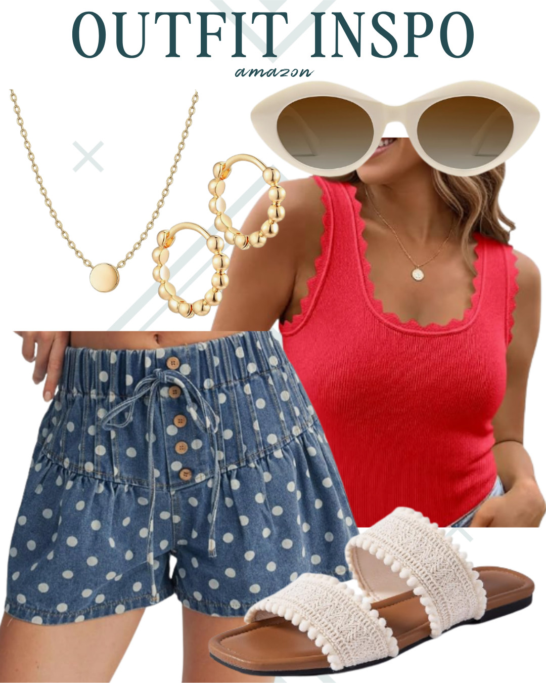 Cute summer fit ❤️☀️ 

 