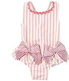 Mud Pie Girls' Pink Bow Swimsuit, 3T (Toddler) | Amazon (US)