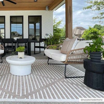 Anah Cream Outdoor Rug | Boutique Rugs