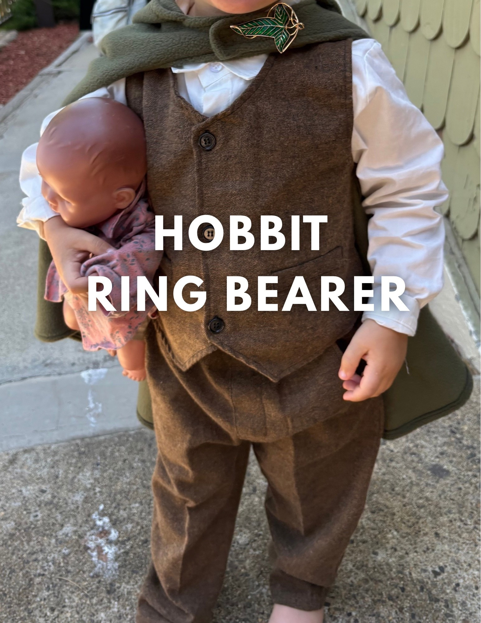 Hobbit ring bearer! 

#LTKWedding