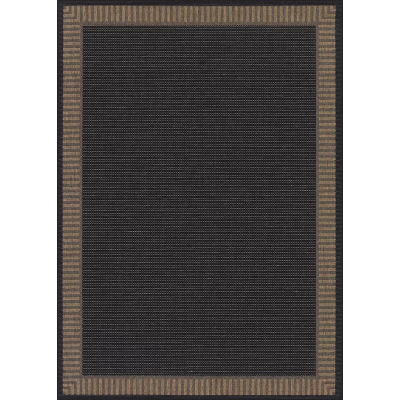 Sania Black/Gray Indoor / Outdoor Area Rug | Wayfair North America