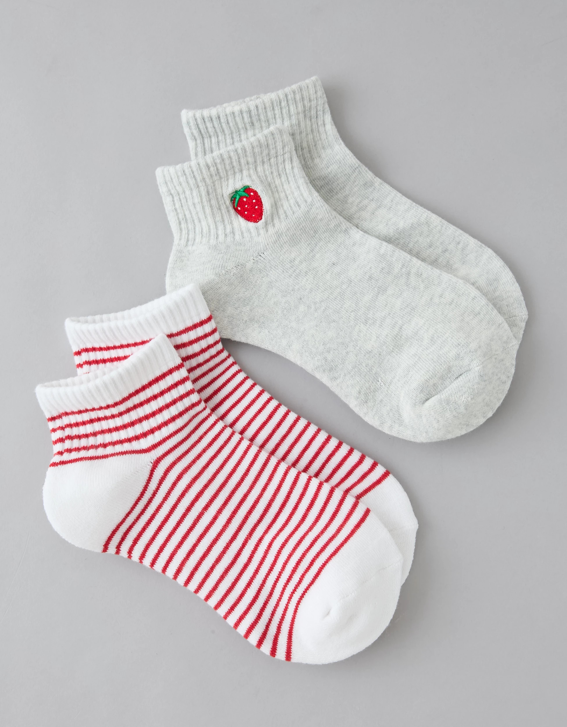 AE Graphic Shortie Crew Socks 2-Pack | American Eagle Outfitters (US & CA)