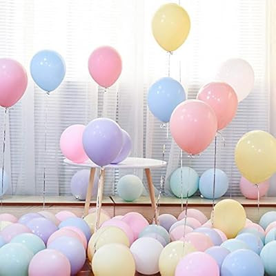 100pcs Pastel Balloons 10 inch - Assorted Balloon Pastel - Thick Macaron Color Latex Balloon for ... | Amazon (CA)