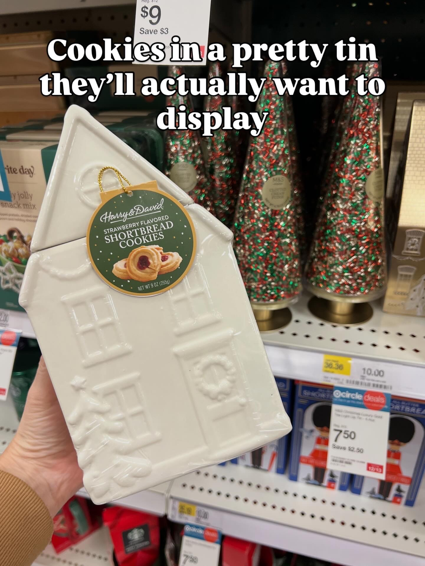 This Christmas village house cookie jar is so elegant, great hostess gift! Comes with cookies! #targetstyle 

#LTKGiftGuide #LTKHoliday #LTKFindsUnder50