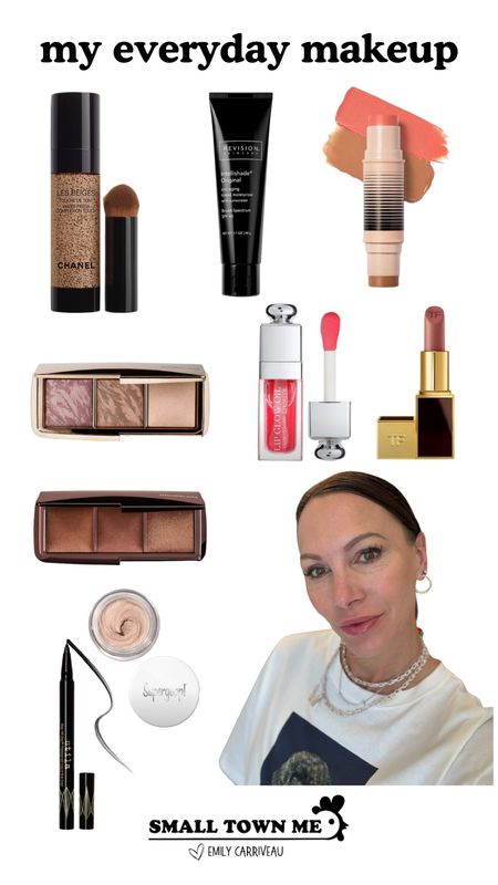my everyday makeup look! Linking all these products for a glowy natural makeup look!
 details below:


Chanel les beiges foundation B30, revision tinted SPF, hourglass ambient palette, Sisley concealer in shade 2, supergoop daydream SPF eyeshadow, dibs desert island gold stick, dibs duel stick, stila eye liner, hourglass arch eyebrow stick, Tom Ford Indian Rose lipstick, Dior lip glow oil

#LTKStyleTip #LTKBeauty #LTKFindsUnder100
