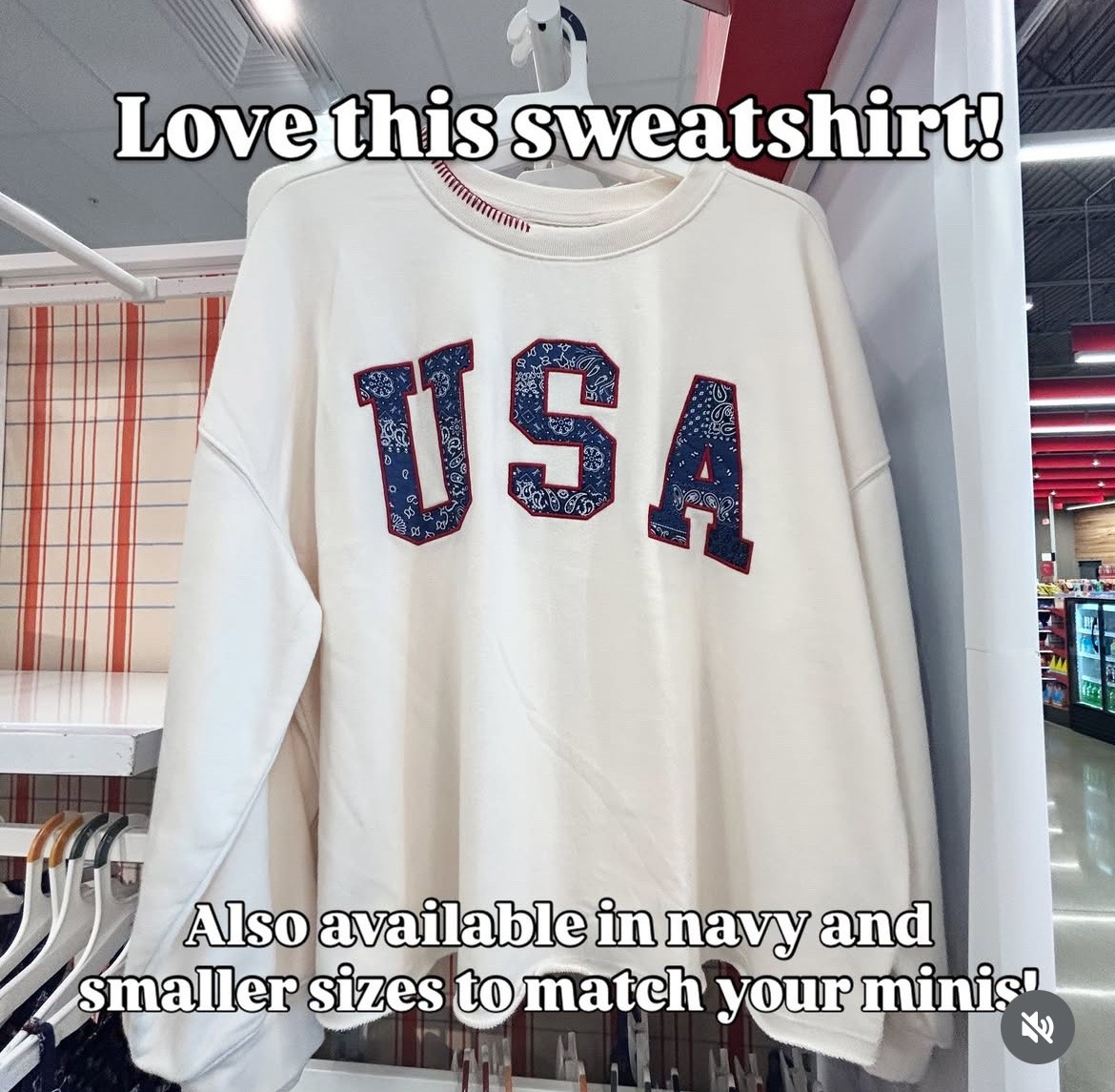 This sweatshirt is so so cute! Love the pattern in the USA, the stitching. Also available in navy and kids sizes!

#LTKSeasonal #LTKSaleAlert
