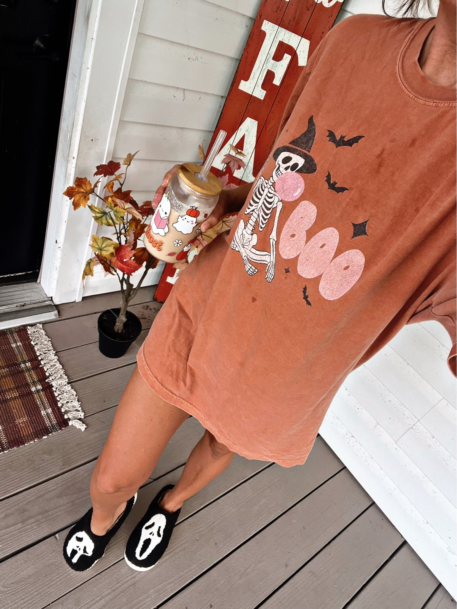 BOO Halloween graphic 🖤 code LORI to save, wearing large!

#LTKootd #LTKgrwm #LTKSeasonal
