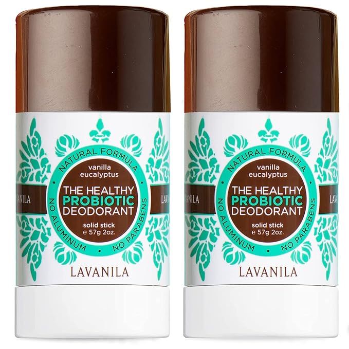 Lavanila The Healthy Probiotic Deodorant, Vanilla Eucalyptus 2oz, 2 pack - Natural Aluminum Free,... | Amazon (US)