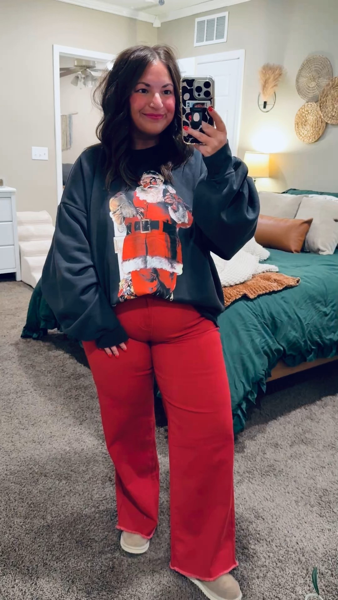 slip on shoes: fit oversized // wearing a kids 2 (linking adult size below)
jeans: fit true to size // wearing a 14
crewneck: fits oversized // wearing an XL 

 

#LTKHoliday #LTKSeasonal #LTKFindsUnder50