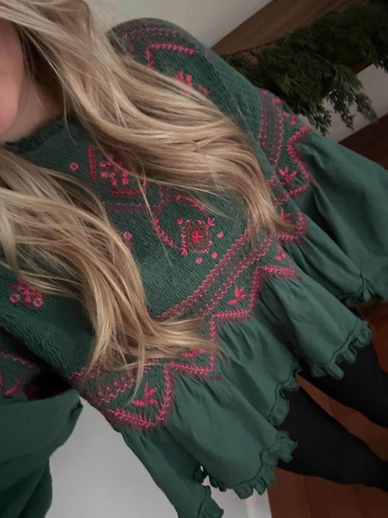 Christmas outfit, winter outfit, what to wear, forest green long sleeve, free people top, ootd, wearing a size medium 🎄✨

#LTKFindsUnder100 #LTKFindsUnder50 #LTKHoliday