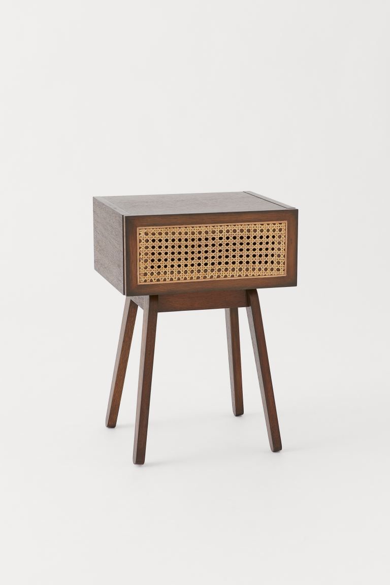 Rattan-drawer bedside table | H&M (UK, MY, IN, SG, PH, TW, HK)
