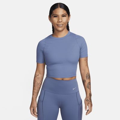 Nike Zenvy Rib Women's Dri-FIT Short-Sleeve Cropped Top. Nike.com | Nike (US)