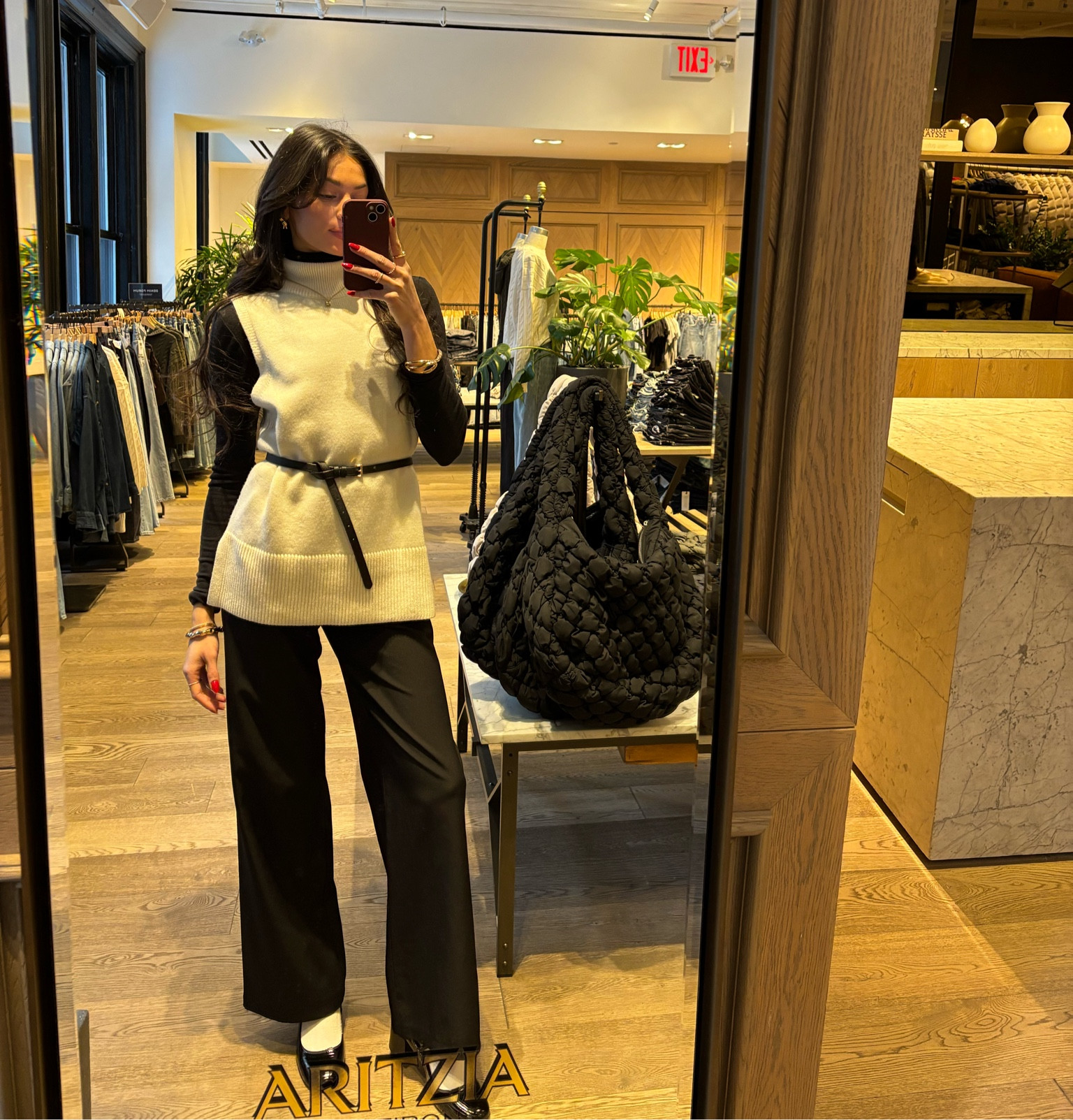 Outfit of the day at Aritzia 🖤 

#LTKStyleTip #LTKWorkwear