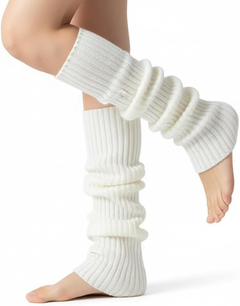 2 Pcs Leg Warmers Y2k, Leg Warmers, Y2k Accessories, Cute Kawaii Cream Legwarmers for Women Winte... | Amazon (US)