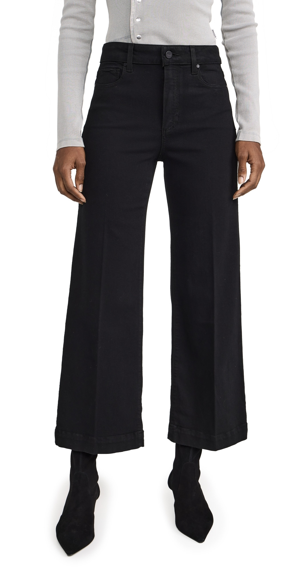 PAIGE Anessa Black Shadow Jeans Black Shadow 31 | Shopbop
