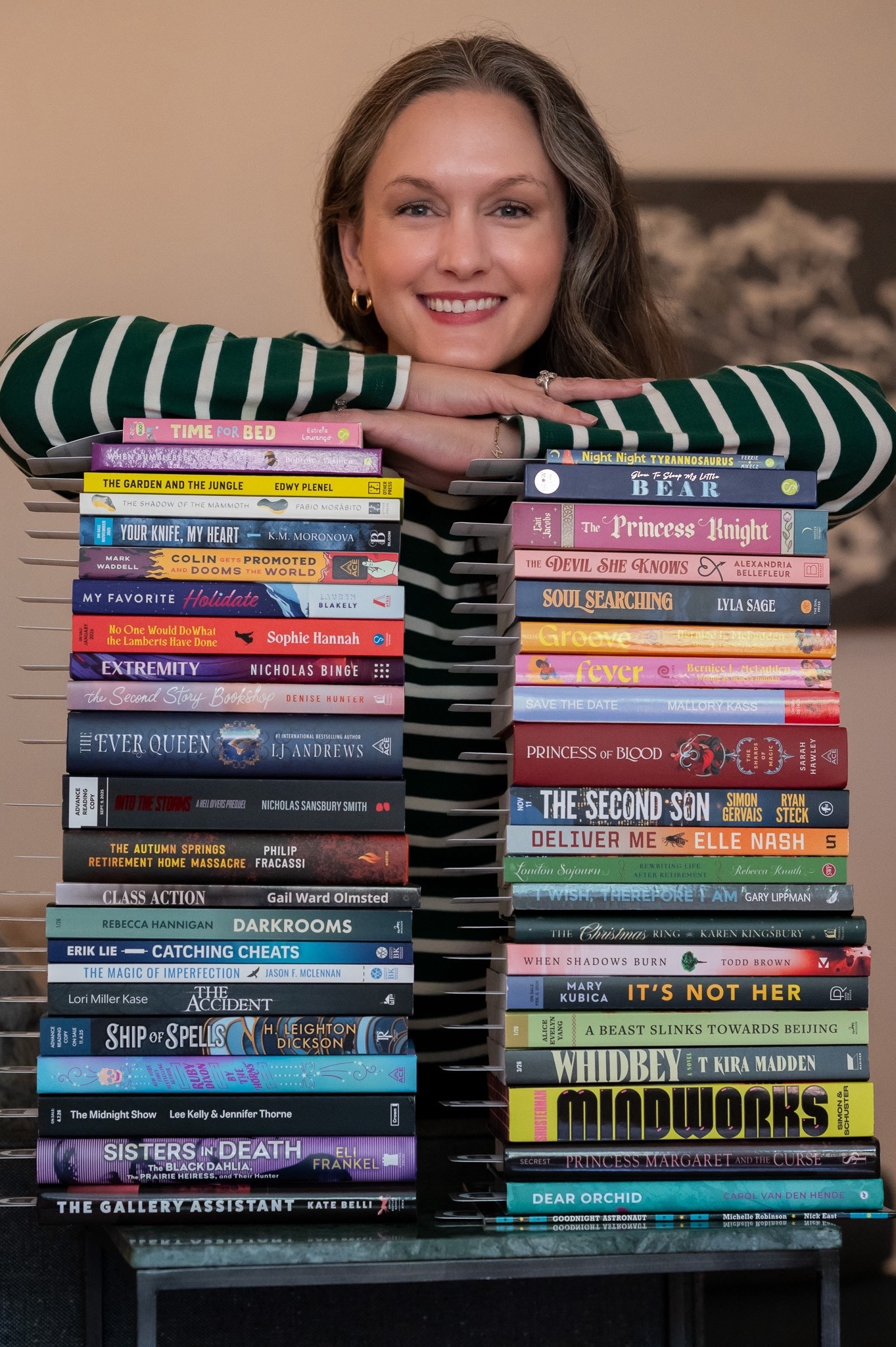 (Right Stack) In mid October, when the leaves start to turn and cozy routines take center stage, a green and white striped top paired with jeans becomes the perfect main character outfit—simple yet full of main character vibes. Styled with your everyday gold hoop earrings and your signature herringbone necklace layered with a graduated rope chain, the look embodies main character fashion that feels both polished and approachable. As you peruse a fresh stack of book mail, filled with character-driven novels and books for self-discovery, you’re reminded of how wardrobe choices and reading lists alike are acts of fashion for self-expression. This is main character aesthetic books and clothing in harmony: aesthetic clothing that inspires confidence, paired with books that make you feel good and fuel your main character mindset. In that quiet, inspired moment, you’re living your main character life—curating both outfit and story with intention, style, and joy.

#LTKFamily #LTKFindsUnder50 #LTKHome