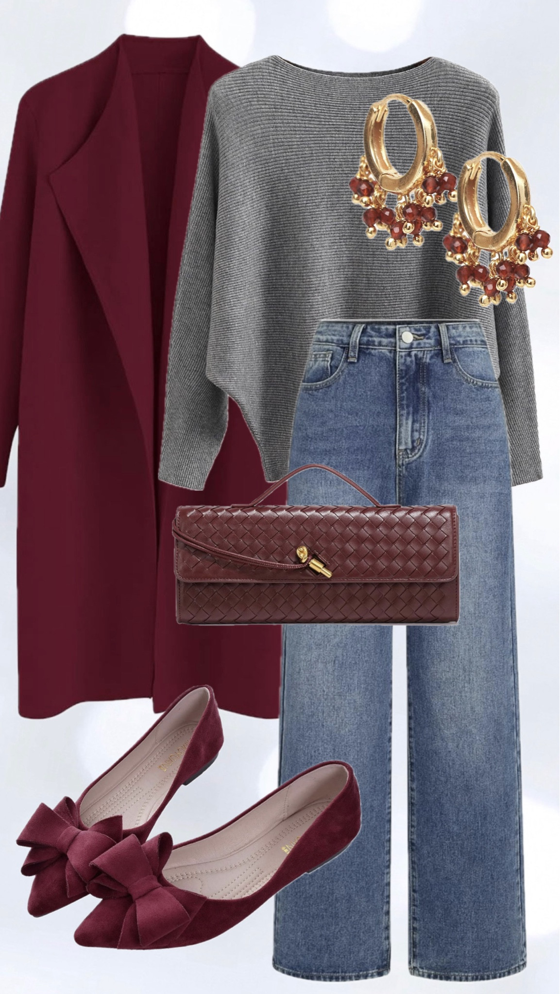 Christmas casual!

I love the burgundy bag and matching essentials

#LTKHoliday #LTKOver40 #LTKSeasonal