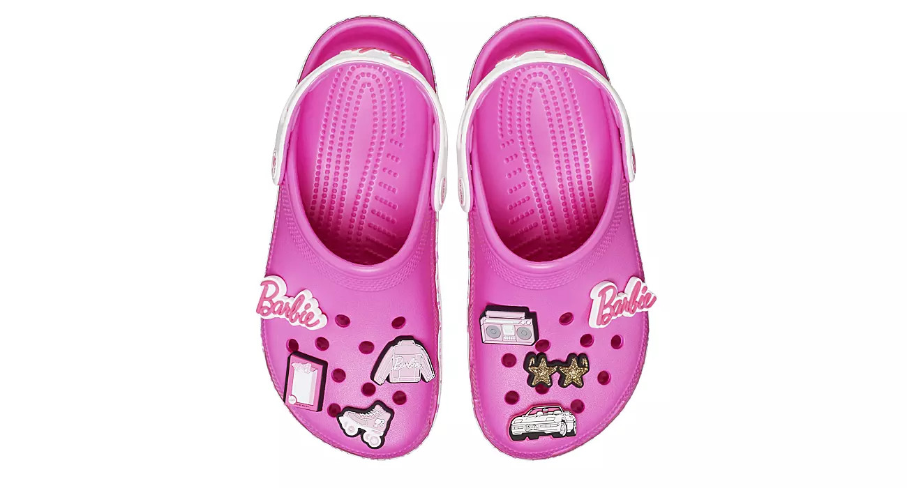 Crocs Unisex Barbie Classic Clog - Bright Pink | Rack Room Shoes