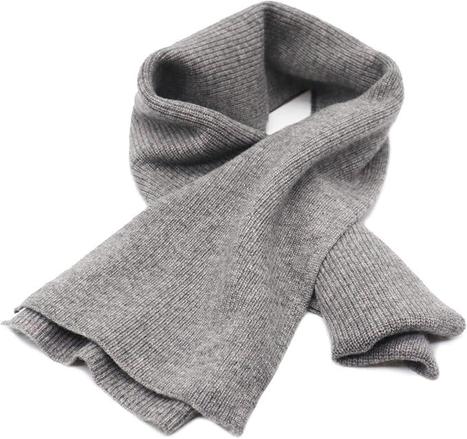 State Cashmere Unisex Classic Ribbed Solid Scarf 100% Pure Cashmere Ultra Soft Winter Must Have 7... | Amazon (US)