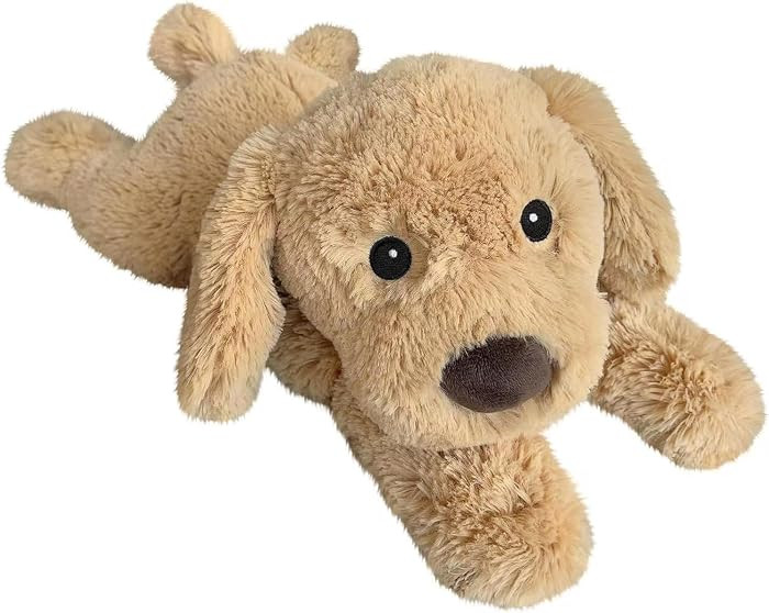 Dog Stuffed Animals, Microwavable Stuffed Animal Adorable Fluffy Puppy Plush for Warmth, Heatable... | Amazon (US)
