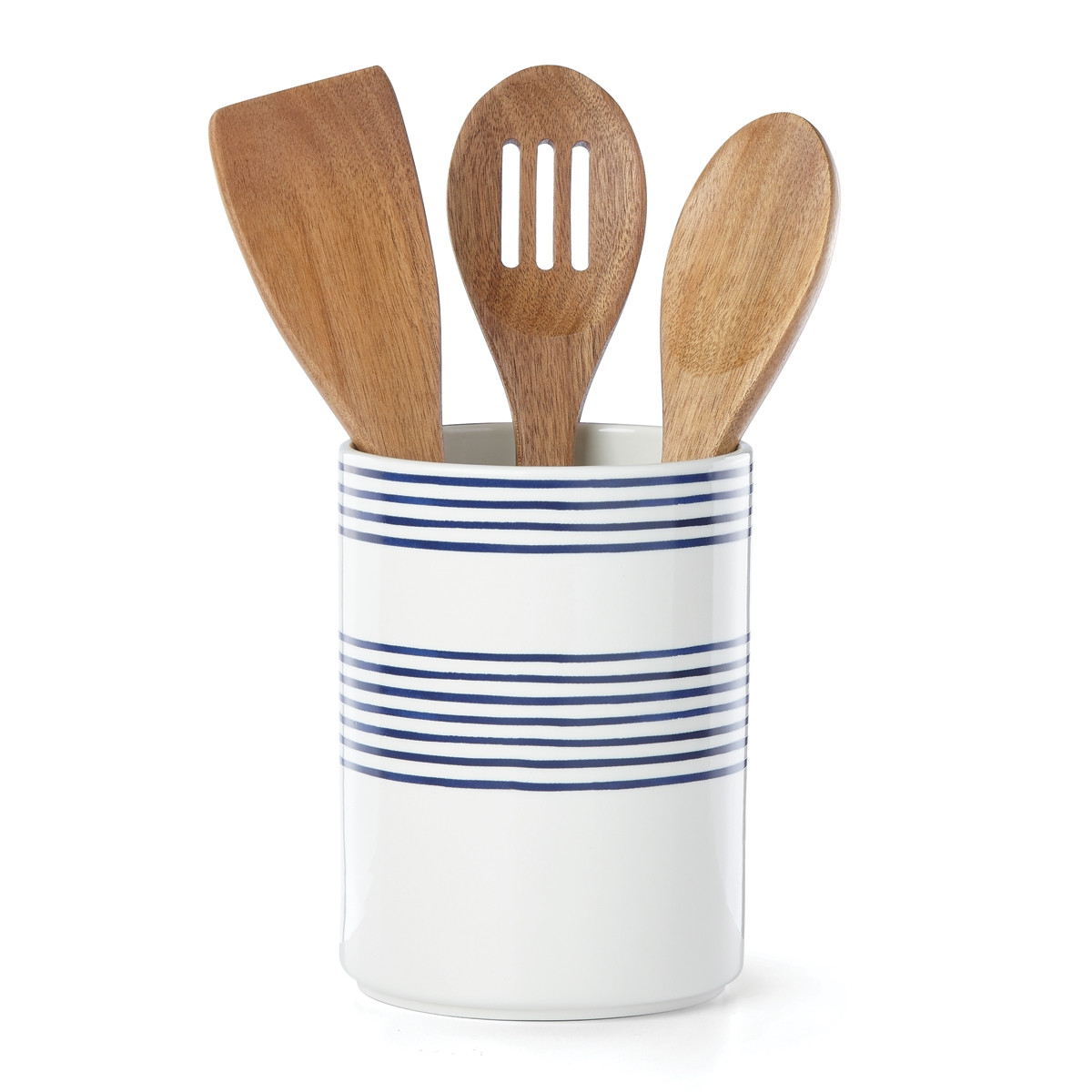 kate spade new york Charlotte Street Utensil Crock with Servers | Macys (US)
