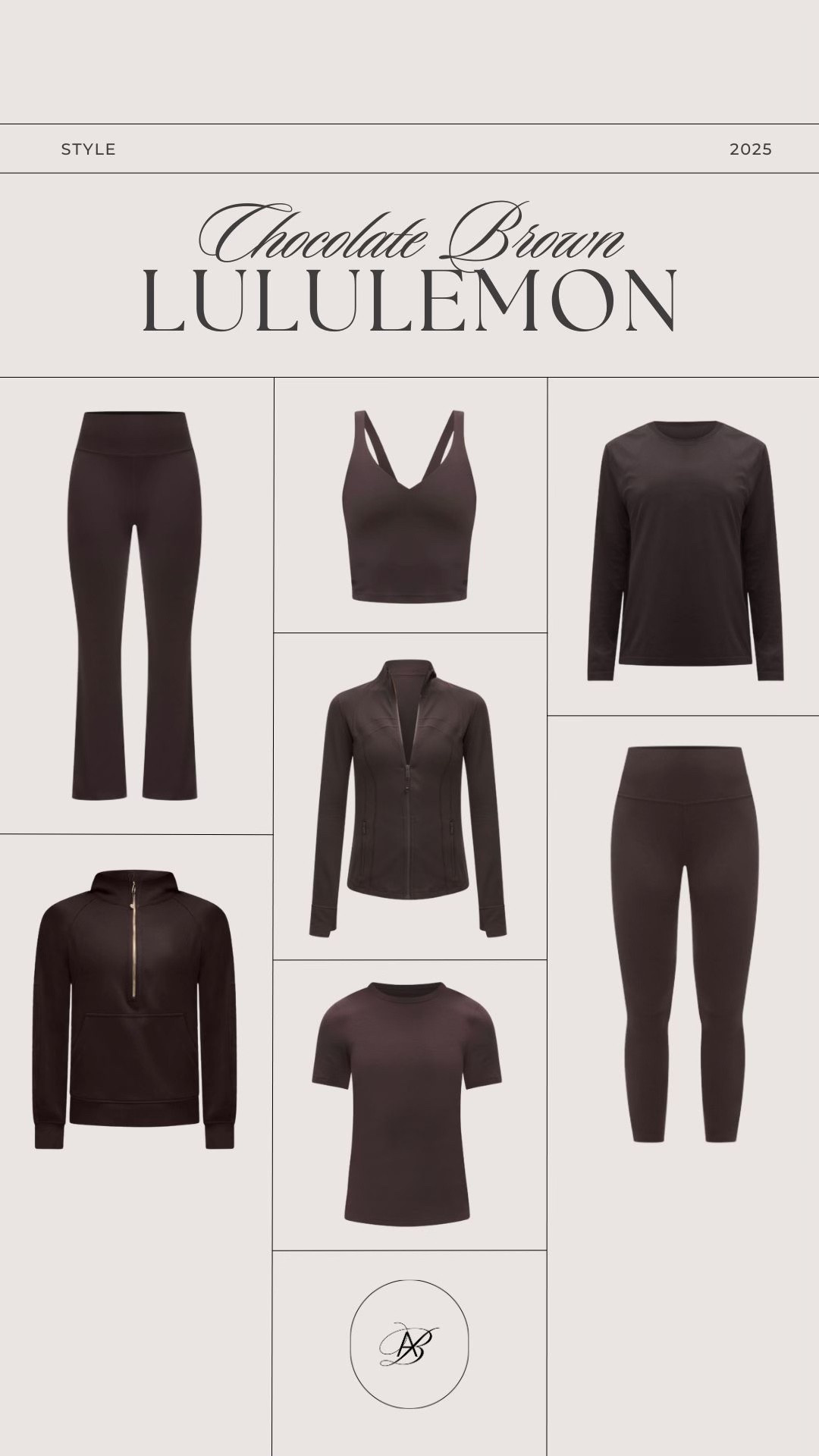 Chocolate brown pieces from lululemon for fall! 🤎

chocolate brown, luxe activewear, elevated basics, fall athleisure, comfy chic, neutral tones, fall styles

#LTKStyleTip #LTKFindsUnder100 #LTKActive
