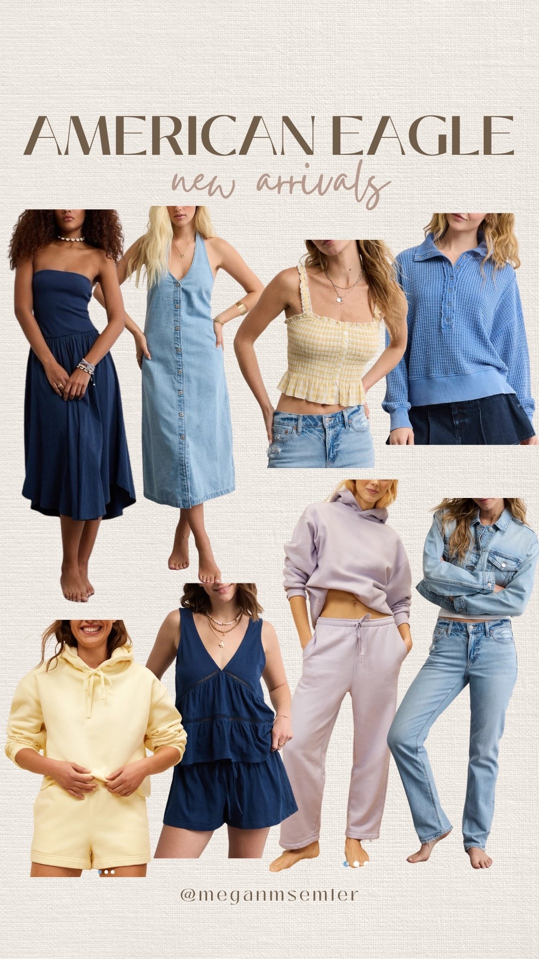 American Eagle new arrivals for spring 

#LTKgrwm #LTKootd #LTKSeasonal