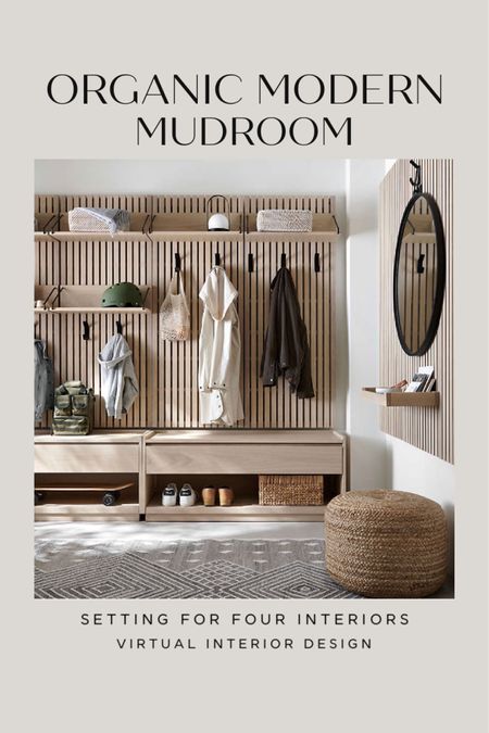 Organize back to school kids backpacks and coats with this organic modern mudroom. This modular slat panel wall system is so beautiful and a clever storage system . Add a bench, hooks and shelves! 

Transitional, modern, Amazon home, Amazon finds, founditonamazon, neutral, natural, beige, white, black, knapsack, travel backpack, family, decor

#LTKhome #LTKsalealert #LTKunder50