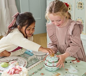 Riley Sheehey Christmas Ceramic Nesting Bowls, Set of 3 | Pottery Barn Kids