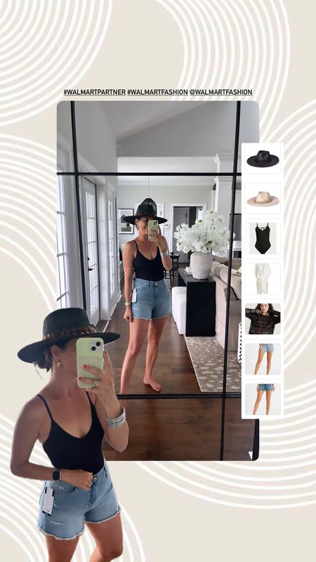 🤍 🖤🤍

sharing a few of my recent @walmartfashion purchases

• one piece swimsuit wearing medium
• one size fits most cover up 
• shorts I sized up but I need to get my true size
• hat comes in three colors
• sheer cover up sized up twice to a large
• black and white tops tts 

@walmart @walmartfashion 
#WalmartPartner #WalmartFashion 
#walmartfinds #walmartstyle #walmarthaul