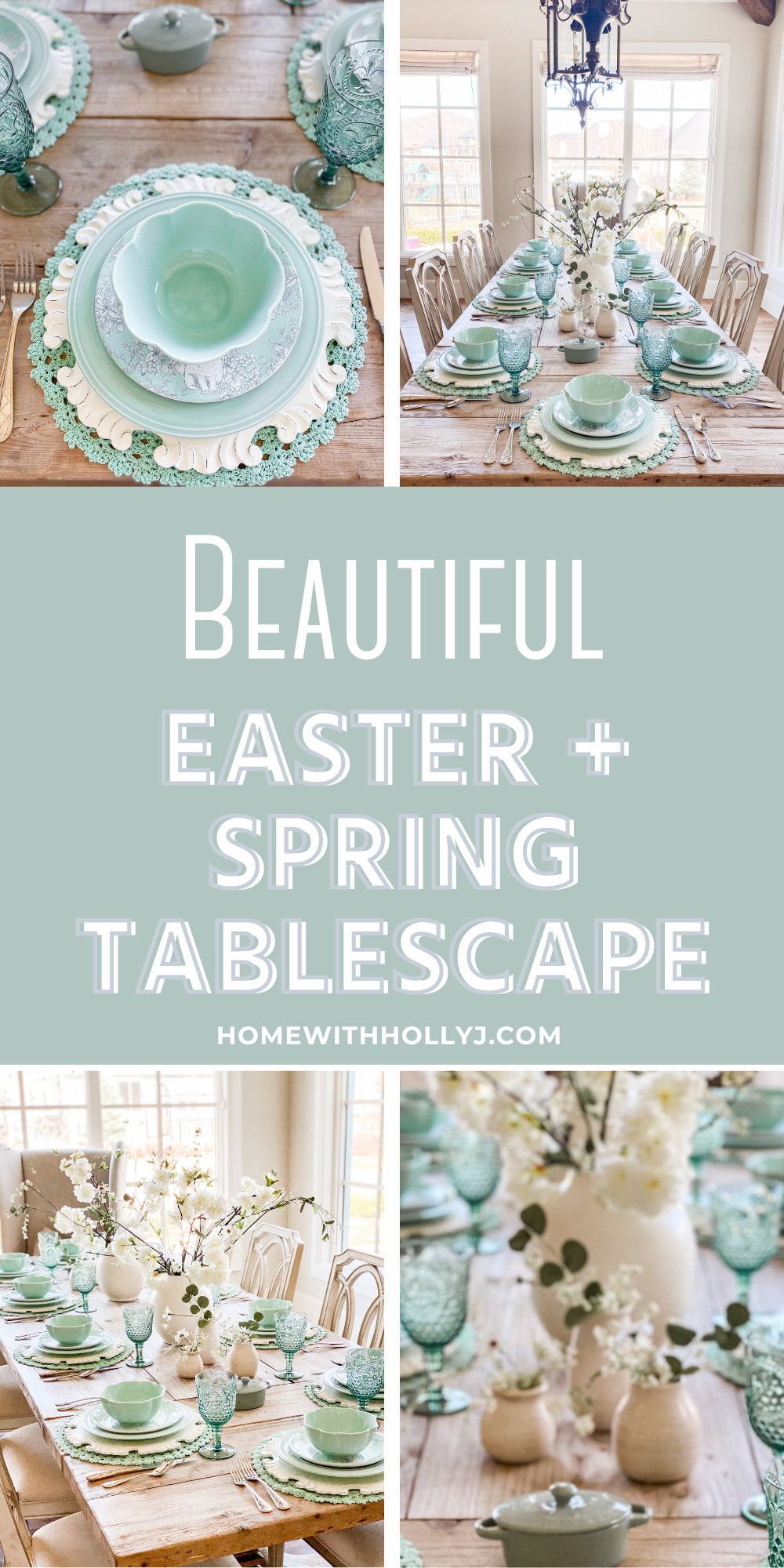 Brighten your dining room with this dreamy Easter & Spring Tablescape! I’m obsessed with mixing delicate floral china, pastel linens, and a fun centerpiece to create an inviting, festive, and elevated look. Perfect for Easter brunch, spring entertaining, or a casual Sunday dinner.
#EasterTablescape #SpringTablescape #EasterBrunchIdeas #TablescapeDecor #EasterDecor #SpringHosting #TableSettingInspo #HomeWithHollyJ 

 #LTKfoodie #LTKSeasonal #LTKHome