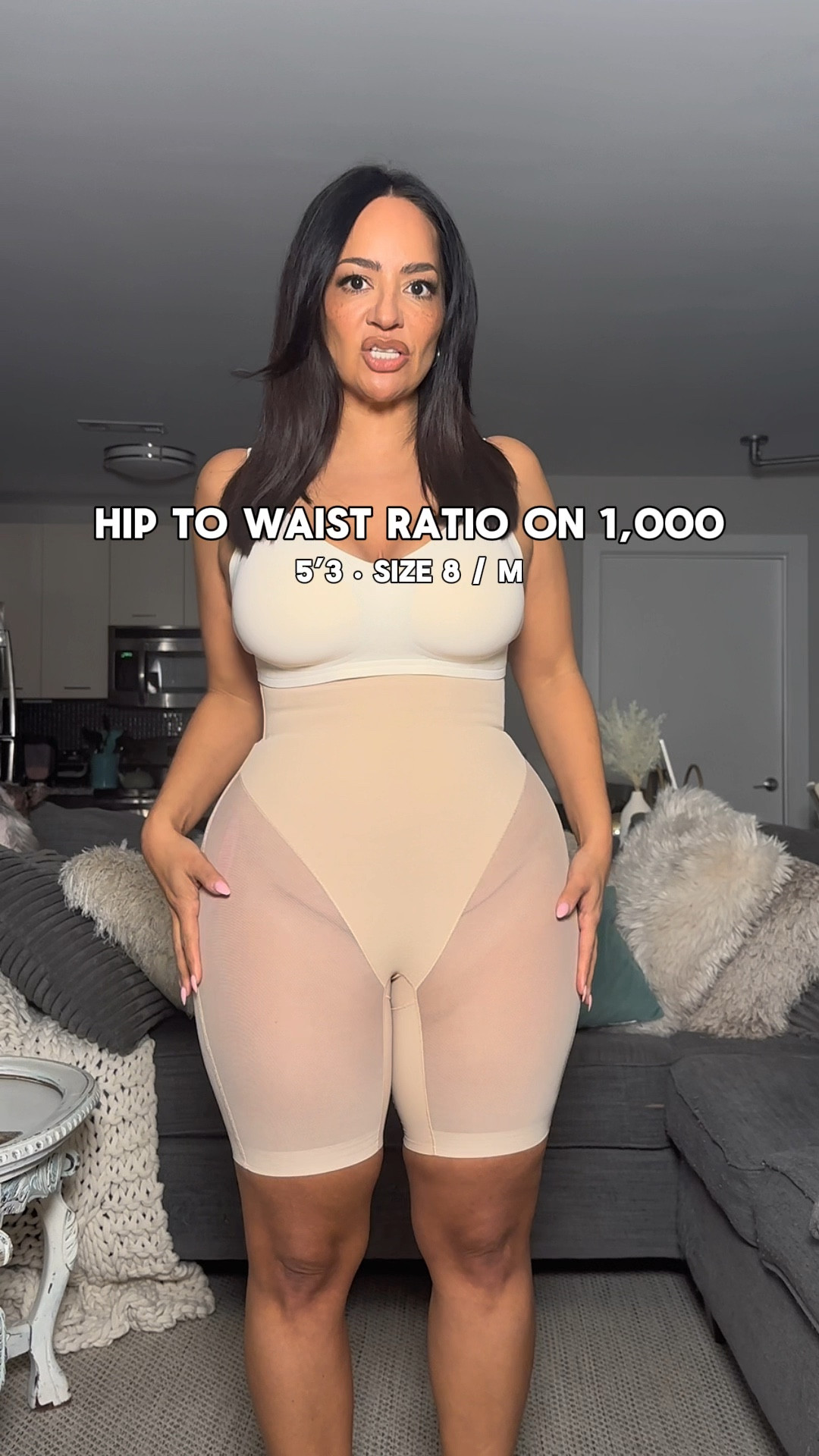 Hip to Waist Ratio on 1,000 🔥 These shaper shorts are FABULOUS and COMFY 🫶🏽 Save 15% on your order with RISS88

Sizing ⬇️

5’3 • Size 8 / Medium
Waist: 28”
Hips: 43”
Wearing Size Medium 

shapewear, Shapewear shorts, shapers, over 40, midsize, curvy, petite, curvy petite, size 8

#LTKStyleTip #LTKOver40 #LTKMidsize