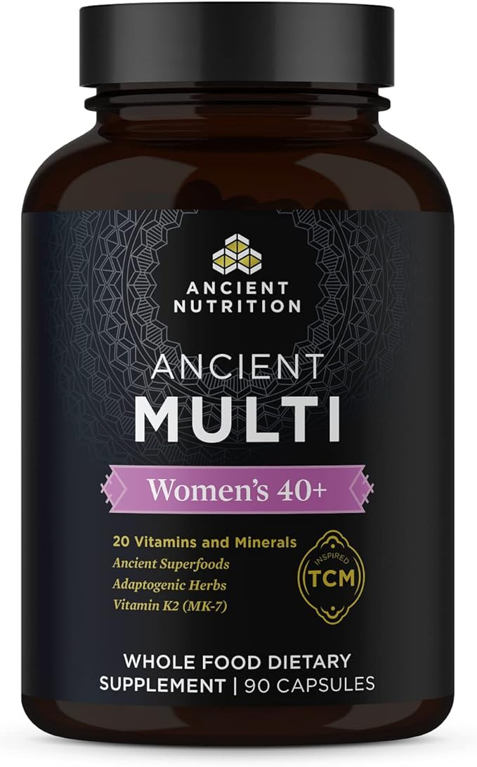 Ancient Nutrition Multivitamin for Women 40+, Multi Vitamin & Immune Support with Vitamin D, C, M... | Amazon (US)