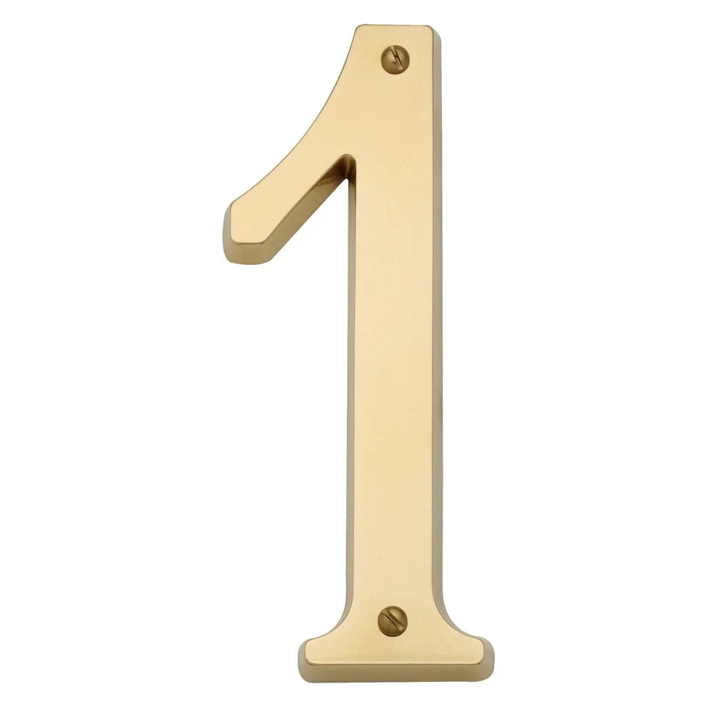 4.75" H Brass House Number | Wayfair North America