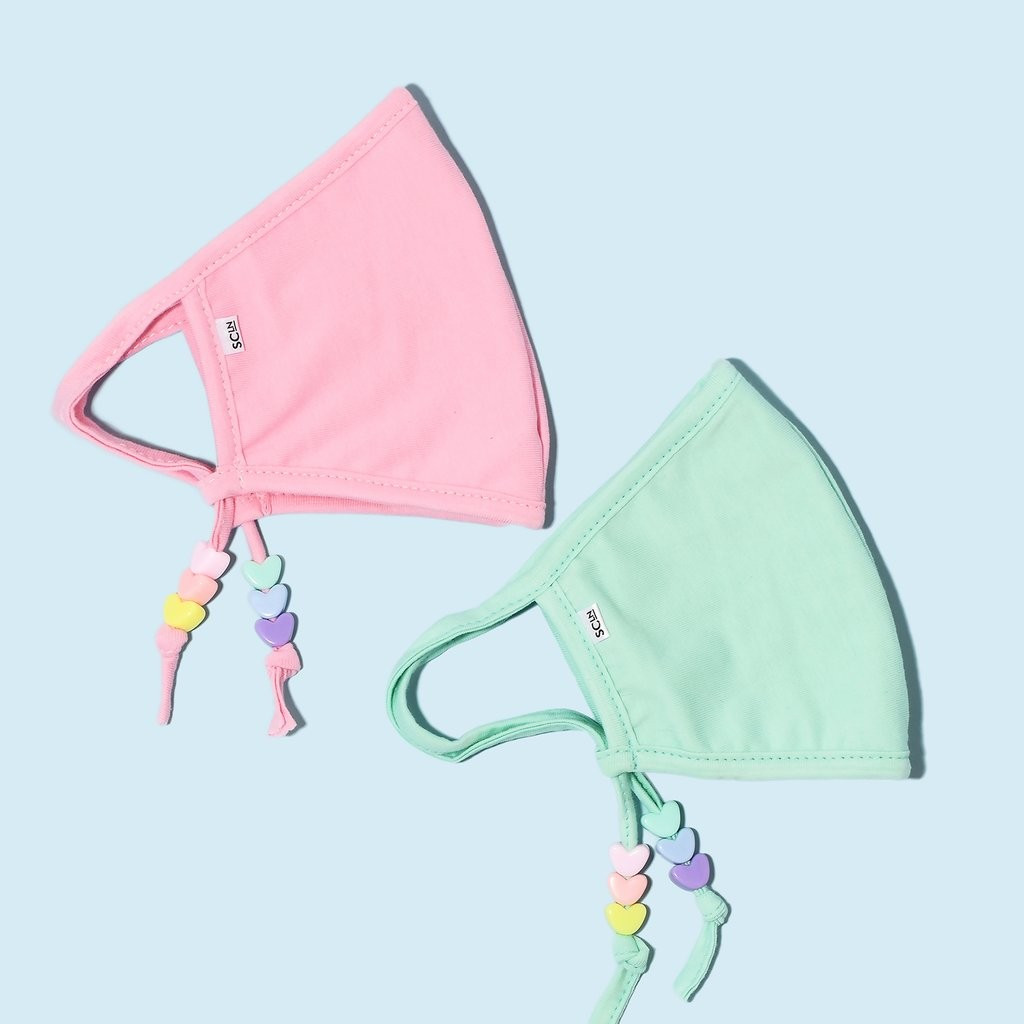 Petite Pastel Heart Face Mask Set of 2 | Stoney Clover Lane