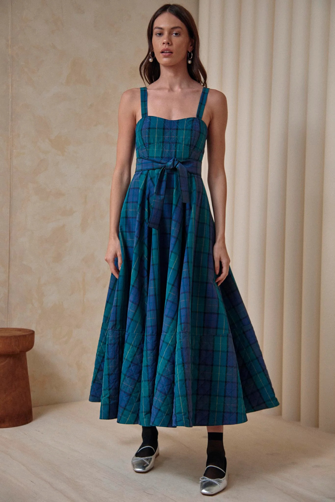 Thandy Dress | Plaid Dress | Hunt Dress | Hunter Bell