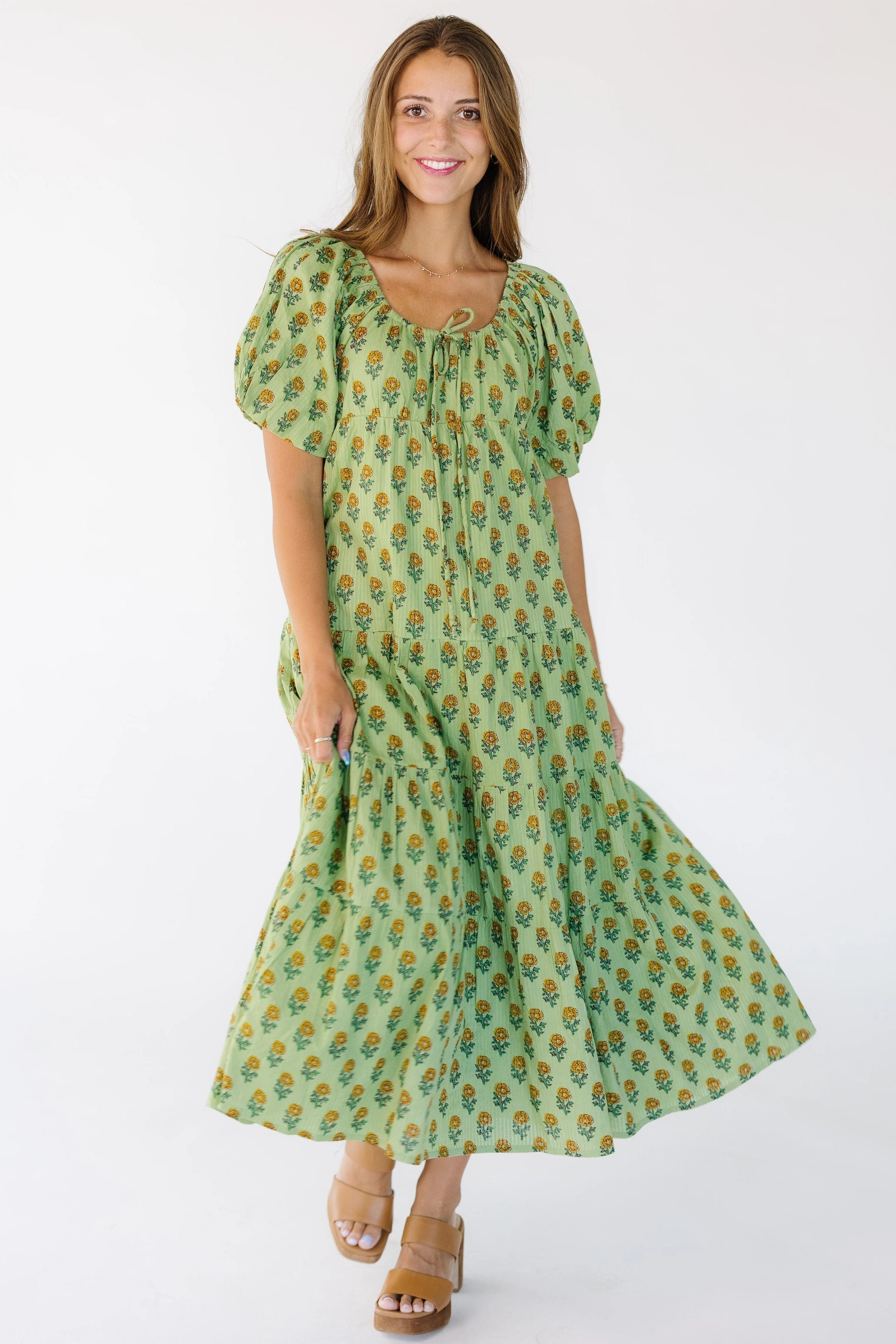 Citrus Spring Lyon Tiered Dress | Called To Surf