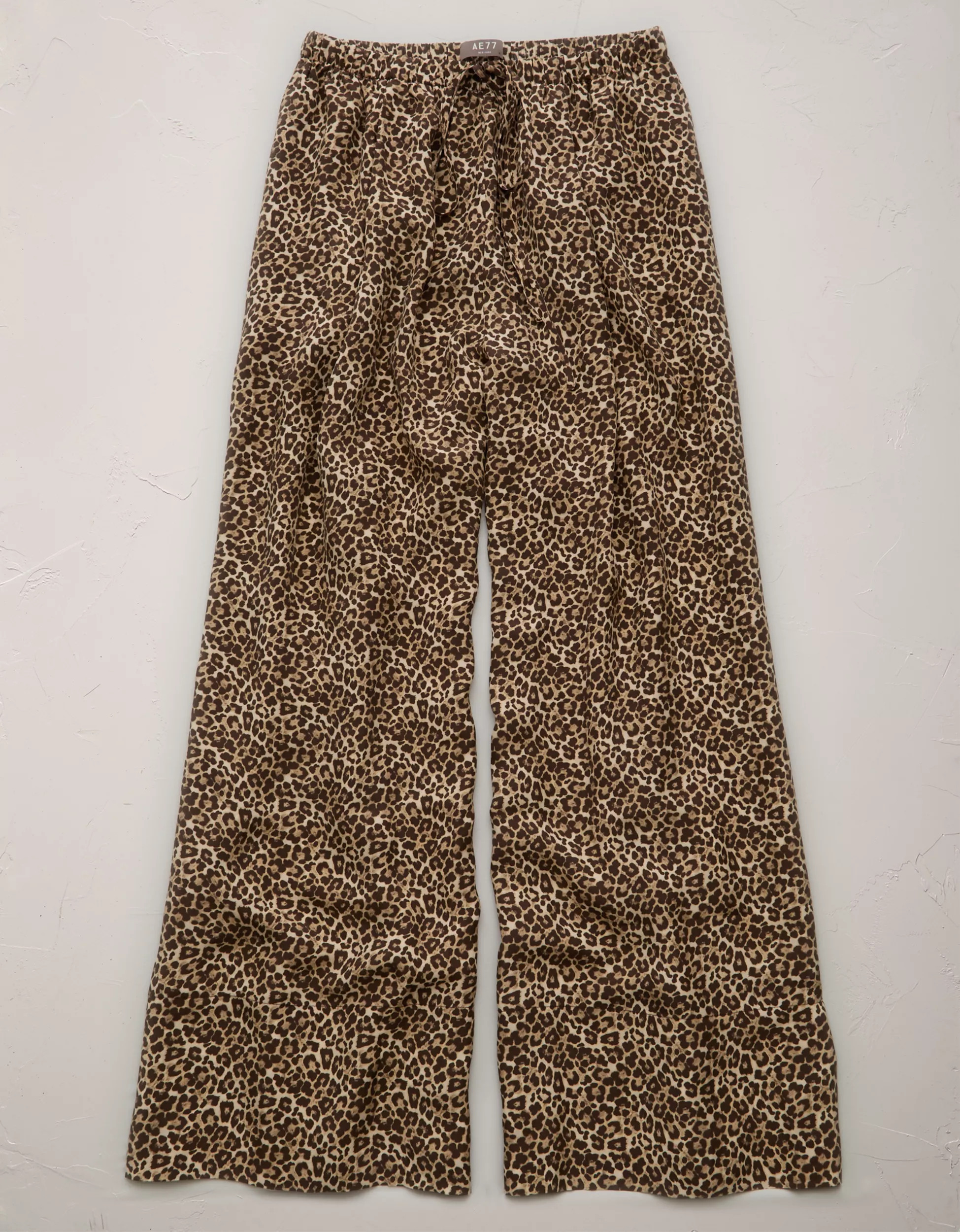 AE77 Premium Silk Leopard Pant | American Eagle Outfitters (US & CA)