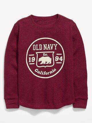 Long-Sleeve Logo-Graphic Thermal T-Shirt for Boys | Old Navy (US)