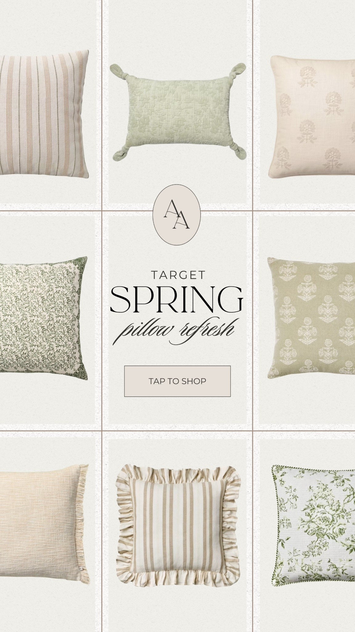 New throw pillow at Target— perfect for a spring refresh in your living room, bedrooms, etc! Linking lots of options here! 

#LTKHome #LTKSeasonal
