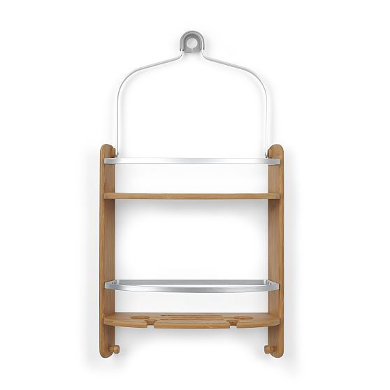 Barrel Shower Caddy, Natural | West Elm (US)