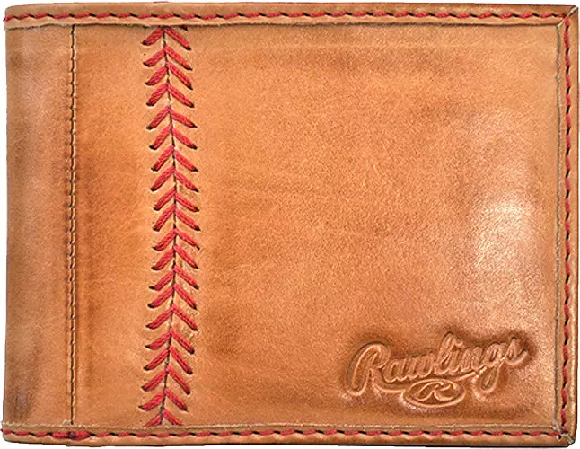 Rawlings Baseball Stitch Leather Bi-Fold Wallet | DICK'S Sporting Goods