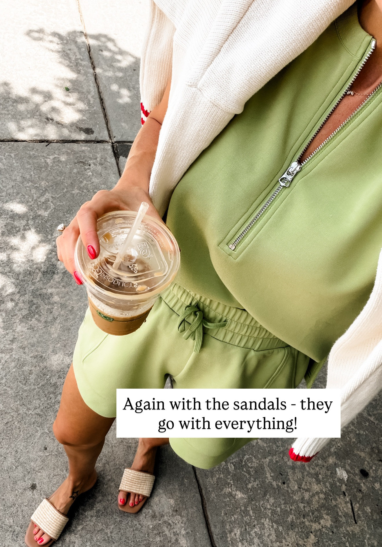 These sandals are truly a staple pair for summer! They go with everything and are a great price!

Loverly Grey, Target, sandals, summer sandals, matching set, americana flag sweater 

 #LTKSeasonal