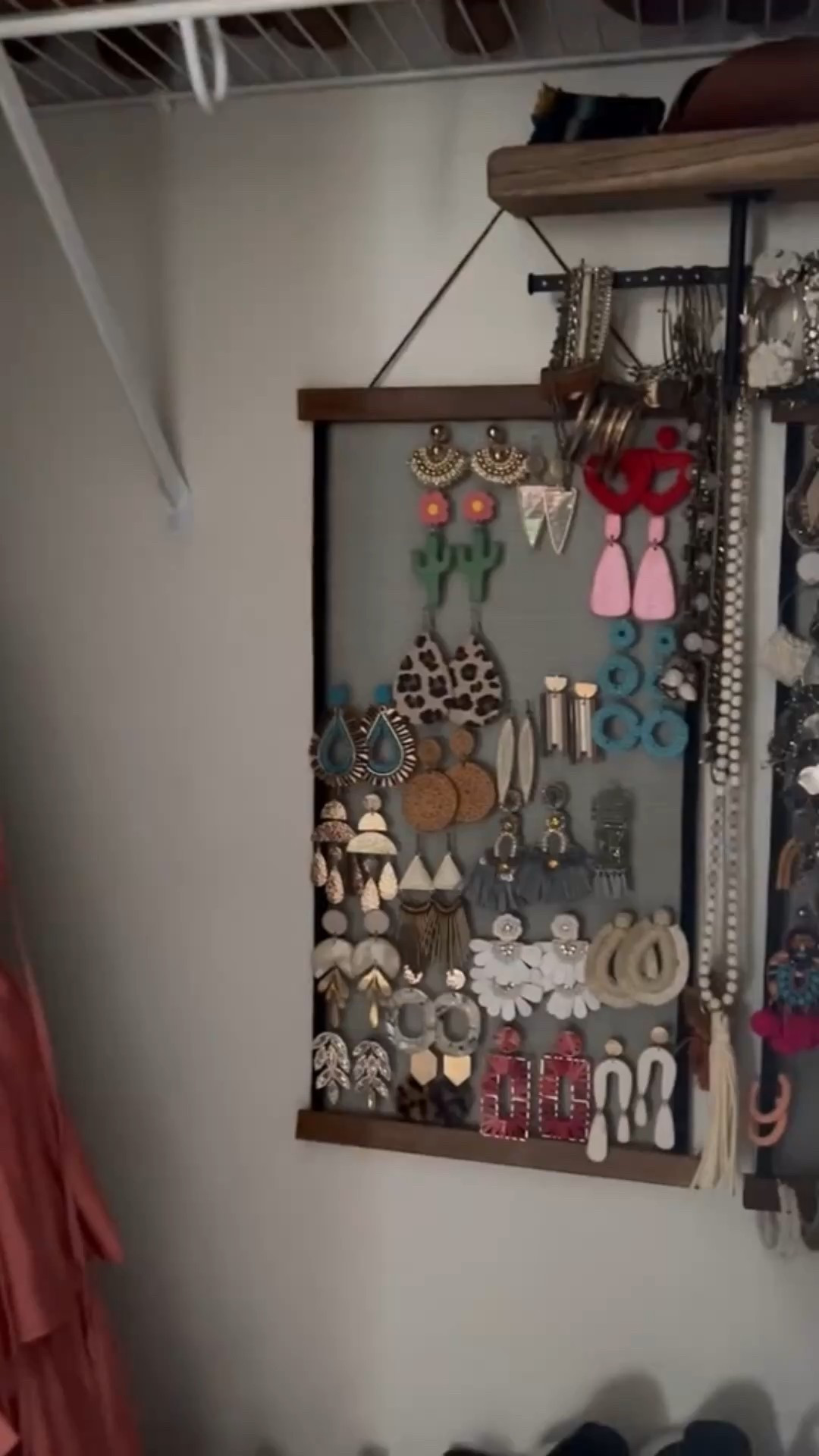 Jewelry organizer earring hanger

#LTKWatchNow #LTKHome #LTKFindsUnder50